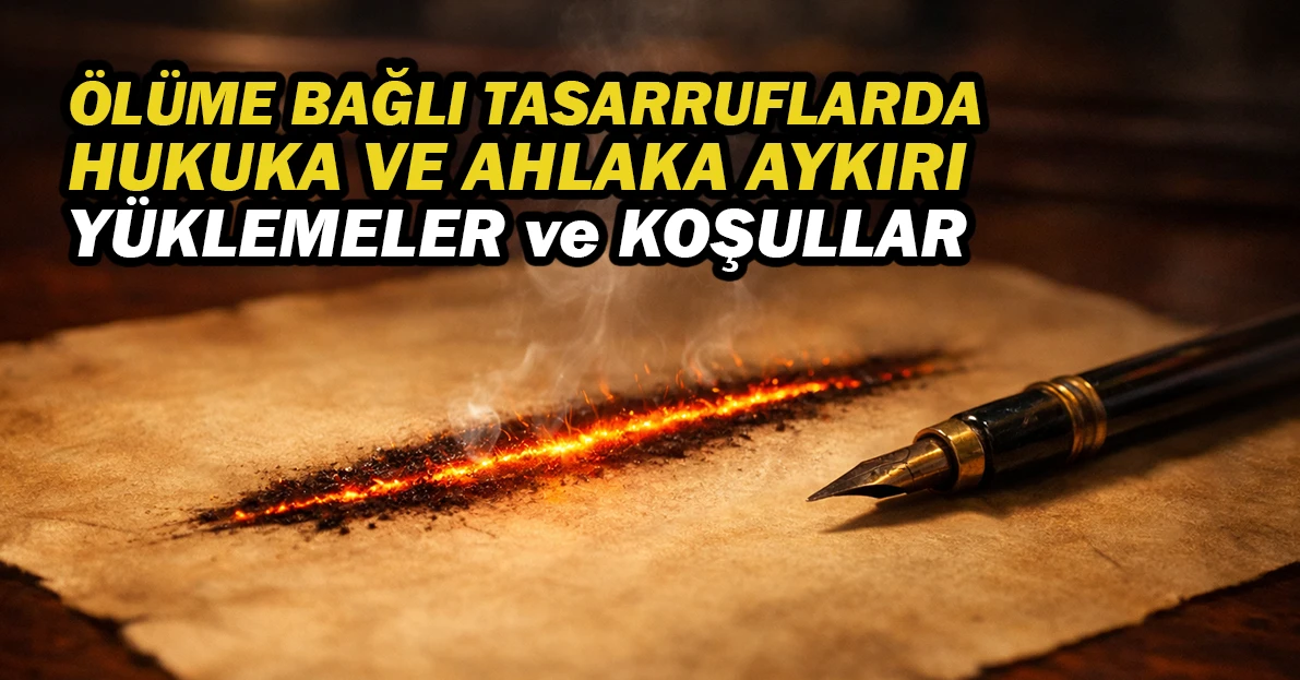 Vasiyetname koşullar ve yüklemeler